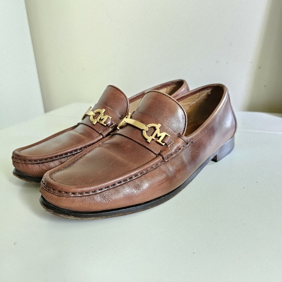 Bruno Magli Brown Leather Shoe. Size 8 M - Picture 6 of 12